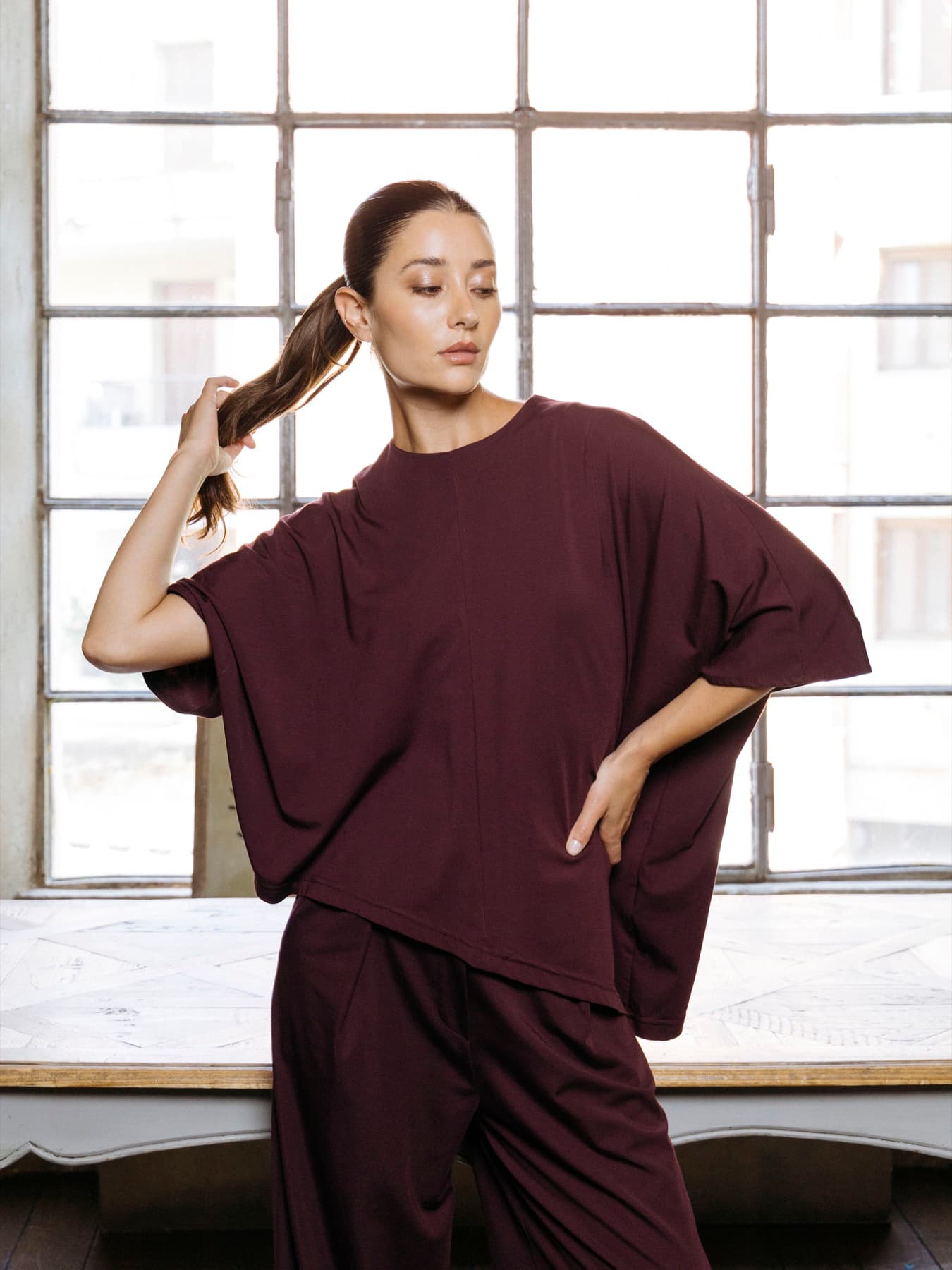 Maglia texture naturale